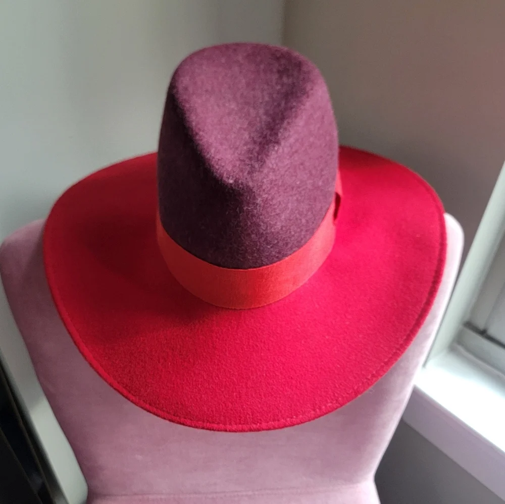 Goorin Bros Red and Purple Women's Hat - Picture 1 of 3